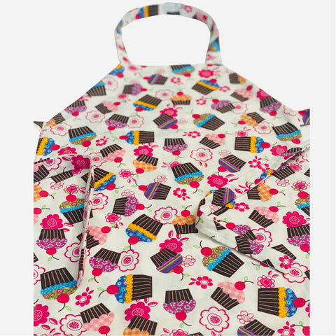 Reversible Cupcake Apron — Adult size Apron