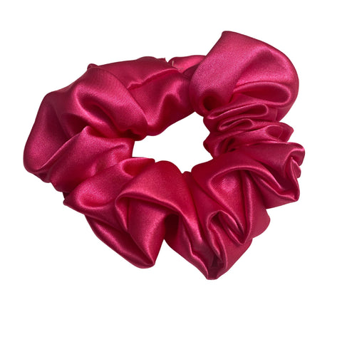 Mini Berry Satin Scrunchie