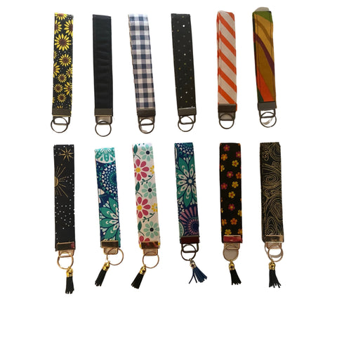Wristley Keychain- Black Gold