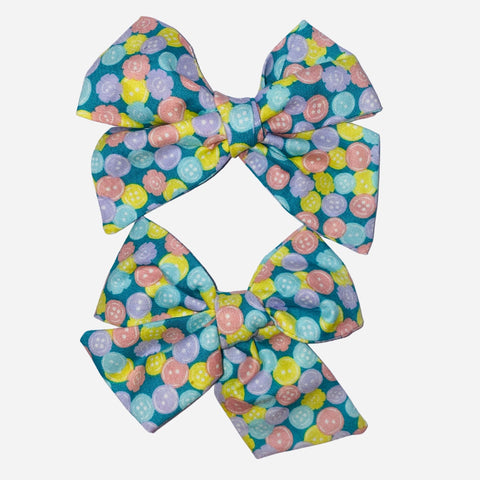 Colorful Two Hair Bows