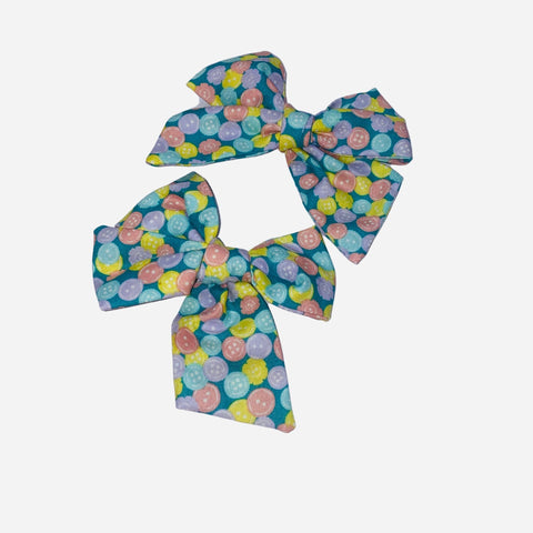Colorful Two Hair Bows