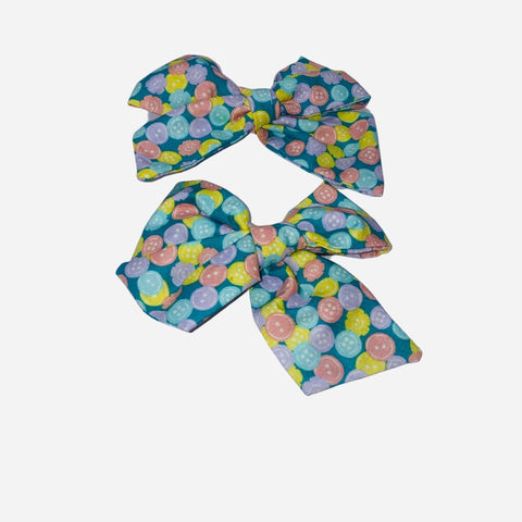 Colorful Two Hair Bows
