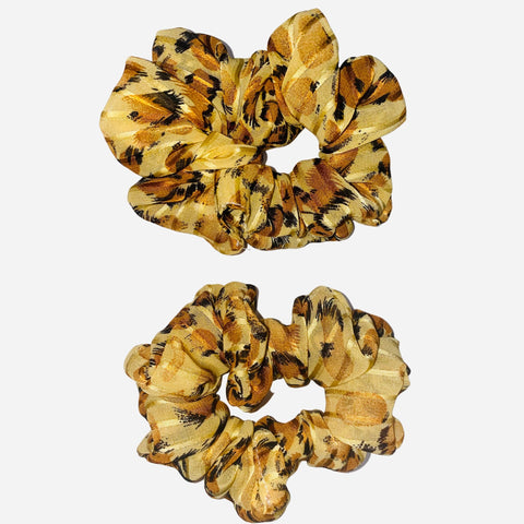 Cheetah Style Scrunchie