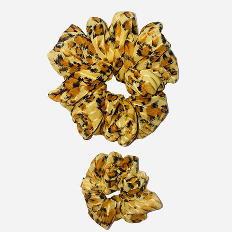 Cheetah Style Scrunchie
