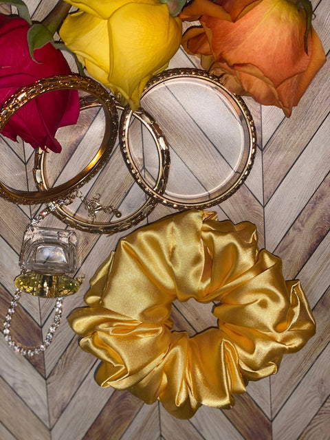 XL Yellow Scrunchie