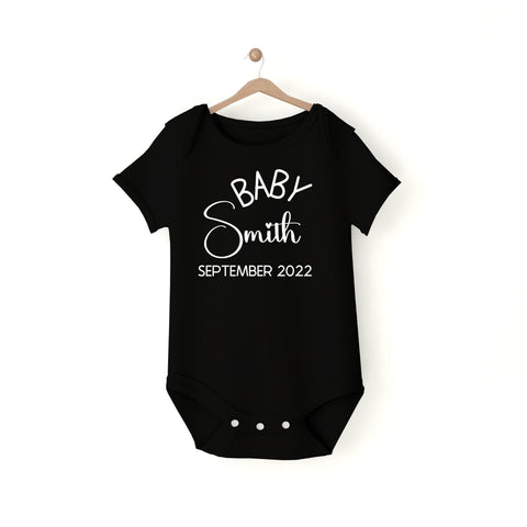 Personalized Last Name Baby Onesie - Custom Onesie