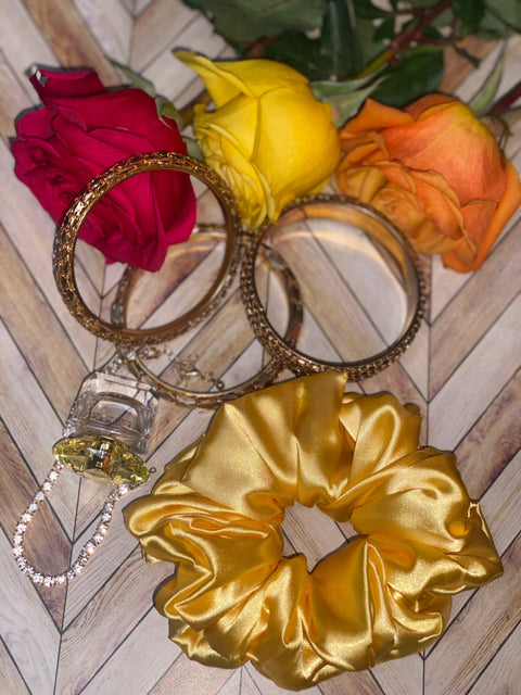 XL Yellow Scrunchie
