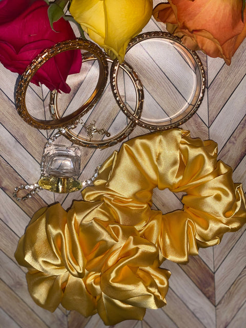 XL Yellow Scrunchie