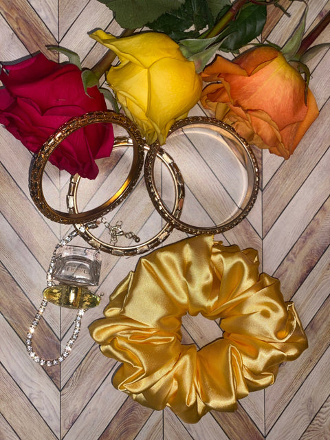 XL Yellow Scrunchie