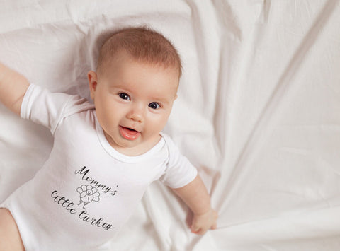 Mommy's Little Turkey Baby Onesie