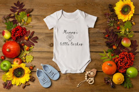 Mommy's Little Turkey Baby Onesie