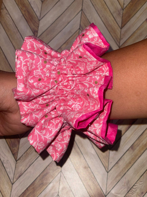 Reversible Ruffle Scrunchie