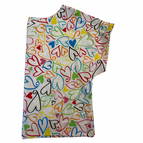 Handmade Boxy Top — 100% Cotton Top — Women Fashion Top — Fashion Top— Trending Top— Hearts Top