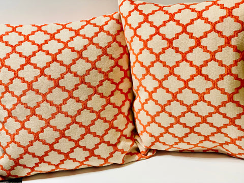 Handmade Orange Cushion
